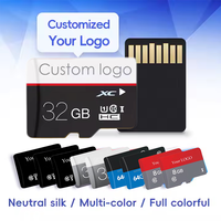 Kaliteli ucuz yüksek hızlı flaş hafıza kartı 8gb 16gb 32gb 64gb 128gb 256GB C10 U3 özelleştirilebilir hafıza kartı