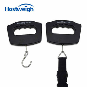 Balance de colis portable pour bagages transfrontaliers, capacité de charge de 50 kg, poignée en U, crochet de livraison, plastique ABS, écran LCD pour 100 kg - Product Image 4