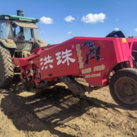 HONGZHU Nouvelle Récolteuse Standard de Manioc, Pommes de Terre et Maïs avec Pelle et Convoyeur, Haute Productivité pour Usage Agricole, Garantie 1 An