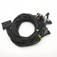 10 Paquete de TRS CABLES DB25 a 1/4 TRS de 6,35mm/Mono de cable de audio para electrónica batería cables