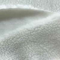 Tissu en fourrure sherpa 100% polyester, largeur 1,6 m, pour doublure, tissu d'hiver