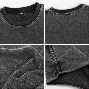 เสื้อกล้ามยิม KF053 แบบยูนิเซ็กซ์ ทรงโอเวอร์ไซส์ สไตล์สตรีทแวร์ ล้างสีแบบแอซิดวอช เสื้อกล้ามโชว์กล้ามเนื้อ แบบเรียบๆ ไม่มีลาย สั่งทำได้ ไซส์พลัส ผ้าถัก - Product Image 4