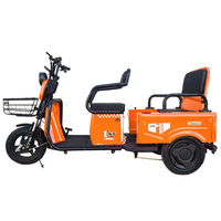 Tricycle Électrique à 3 Roues Direct Usine 60V 501800W 2 Places Rickshaw Batterie Plomb-Acide/Lithium 20Ah/32Ah Passagers et Marchandises