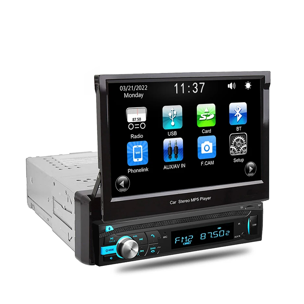 Car Stereo with 7 Inch HD Touch Screen - Bluetooth & Mirror Link