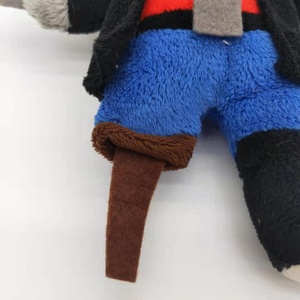 Personalizada <span class=keywords><strong>de</strong></span> fábrica costo barato muñeca <span class=keywords><strong>de</strong></span> peluche <span class=keywords><strong>de</strong></span> carácter pirata perro marioneta <span class=keywords><strong>de</strong></span> mano <span class=keywords><strong>capitán</strong></span> pirata muñeca para los niños - Product Image 5