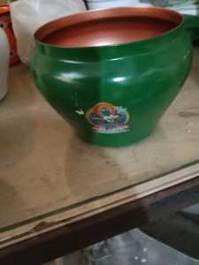 Green Metal Cremation Urn Round <b>Memorial</b> Jar Custom Decorative Ashes Container for Adult Funeral Remembrance - Product Image 6