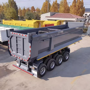 รถพ่วงบรรทุก 2 เพลา 3 เพลา แบบไฮดรอลิก รถดัมพ์ข้าง รถดัมพ์ท้าย - Product Image 4