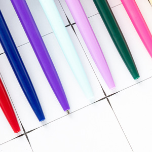 Office Stationery New Ballpoint Simple Multi-color Plastic Advertising Gift Pen Promotional - Product Image 4