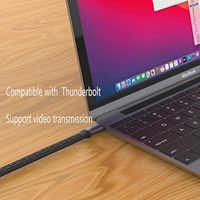 Praktisches USB-C zu USB-C Kurzkabel 1,6m USB 3.2 Gen 2*2 20Gbps Bio C-Typ Kabel Datenübertragung 100W PD Schnellladekabel
