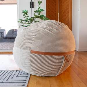 Dropshippping Fold Out Easy Carry <span class=keywords><strong>Bean</strong></span> <span class=keywords><strong>Bag</strong></span> Sillas Hard Shenzhen Oem Odm Stripey Big Pillow Sillas De <span class=keywords><strong>Bean</strong></span> <span class=keywords><strong>Bag</strong></span> Gigantes Beanbag - Product Image 6