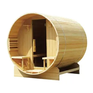 Factory offer new design outdoor sauna room keys backyard sauna