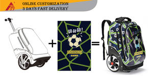 Mochila con ruedas <span class=keywords><strong>de</strong></span> moda con estilo deportivo informal, equipaje para estudiantes, mochila escolar, <span class=keywords><strong>Maleta</strong></span> <span class=keywords><strong>de</strong></span> viaje <span class=keywords><strong>de</strong></span> negocios para atletas - Product Image 3