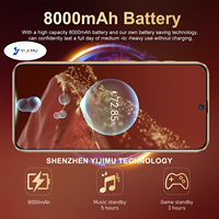 Teléfono Celular MT 16G+1TB Android 15 de 7,3 Pulgadas, 5G Global, Navegación GPS, Doble SIM, Pantalla Grande, Memoria Flash, Resistente y Duradero