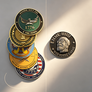 Breloques personnalisées avec logo, fabriquées en Chine, de haute qualité, style américain, fabricant de pièces de monnaie sur mesure - Product Image 4