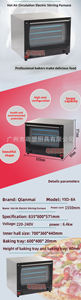 الذهبي الشيف معدات المخابز المهنية ماكينة الخبز الغاز/فرن كهربائي كونترتوب الفرن الحراري - Product Image 5