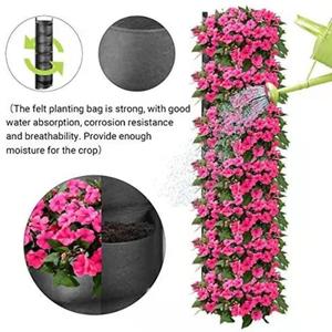 Jardinière verticale en feutre pour plantes, sac de culture mural en feutre pour fleurs, sacs de plantation pour jardin mural vertical - Product Image 6