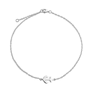 925 Sterling Silver Nautical Side Boat Anchor Charm Anklet Adjustable <strong>Ankle</strong> <strong>Bracelet</strong> - Product Image 1