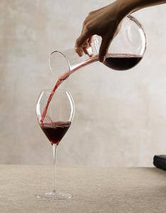 Decanter per Vino <span class=keywords><strong>Sandra</strong></span> Bohemia in Stile Europeo Italiano, Soffiato a Mano, Capacità 1,5L, Bicchieri <span class=keywords><strong>da</strong></span> Degustazione Lavabili in Lavastoviglie, Collezione Cristallo - Product Image 5