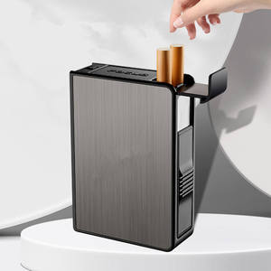 KY vente en gros <span class=keywords><strong>pas</strong></span> <span class=keywords><strong>cher</strong></span> Focus marque 20 bâtons automatique hommes Portable Vintage en aluminium <span class=keywords><strong>étui</strong></span> <span class=keywords><strong>à</strong></span> cigarettes <span class=keywords><strong>personnalisé</strong></span> - Product Image 3