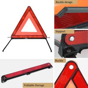 Pannen straße Notfall EU-Standard für Autos, Wohnwagen, Wohnmobile Reflektieren des Warn dreieck - Product Image 5