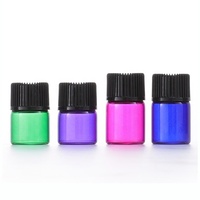 Coloré 1ml 2ml 3ml emballage cosmétique échantillon bouteille de parfum petit flacon en verre mini bouteilles en verre