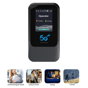 5G Sa Nsa Sim & Esim Optioneel Unisoc V510 <span class=keywords><strong>Modem</strong></span>,4000Mah Pocket Mini Wifi, Vpn Mobiele Draagbare Hotspot Wi-Fi Indoor Wifi6 <span class=keywords><strong>Router</strong></span> - Product Image 1