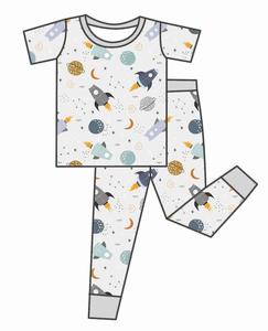 Pigiami Estivi Traspiranti in Bambù a Maniche Corte Qingli OEM Senza Tariffe, Pigiami Personalizzati all'Ingrosso per Bambini - Product Image 4
