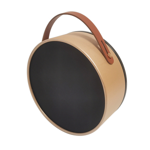 Recycled Tube Printing Round Tea Tube Cylinder Packaging Cardboard Tube Paper Box with handle and plastic lid