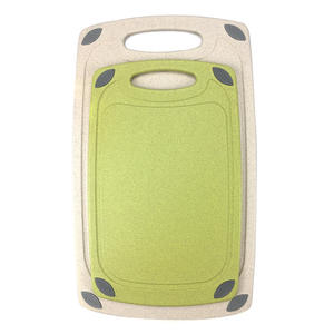 ชุดเขียง2ชิ้นแบบพลิกกลับได้ทำจากวัสดุฟางข้าวสาลีเกรดอาหารธรรมชาติ - Product Image 3