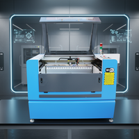 Precio de Fábrica en China: Grabador Láser CO2 de 80W 90W 100W con Rieles Guía HIWIN, CNC de 3 Ejes, Refrigeración por Agua para Corte de Madera, Compatible con AI/PLT/BMP