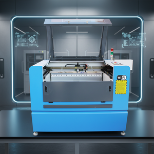 China fabrieks prijs 80W 90W 100W CO2 lasergraveermachine HIWIN geleiderails voor hout snijden en graveren - Product Image 3