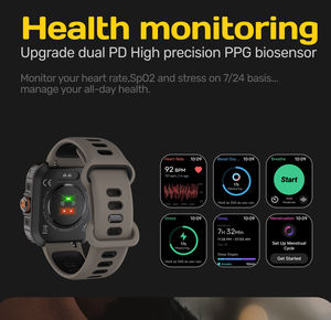 Montre intelligente G05 avec écran tactile, contrôle des applications, moniteur de fréquence cardiaque, mode multi-sport, enregistrement, montre intelligente GPS étanche - Product Image 6