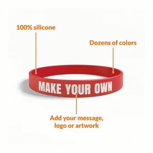 Personalized Silicone Rubber Wristbands Motivation Events <b>Gifts</b> Support Fundraisers Awareness Cause Design - Product Image 5