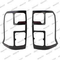 Kits de couverture de carrosserie noir mat décoration couvercle de lumière de réglage garniture garnitures Protection pour 2024 Mitsubishi Triton L200 accessoires