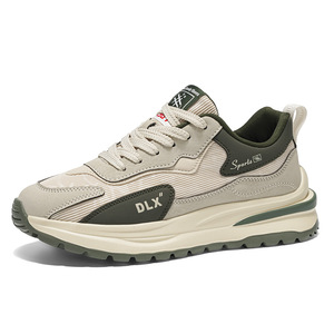 Sneakers plateforme rétro pour hommes, respirantes, en mesh, à lacets, chaussures décontractées pour la marche - Product Image 5