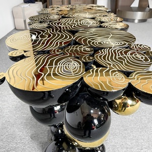 Factory Outlet High Quality Modern Luxury Hotel Villa Mansion <b>Entry</b> Entrance Way <b>Console</b> <b>Table</b> DV-NEWTON-01-bocas - Product Image 3