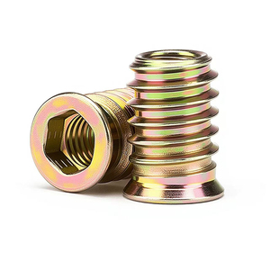 Tuercas hexagonales avellanadas con inserción de zinc de color de fábrica Bibo Yaente con roscas internas y externas - Fijaciones integradas - Product Image 2