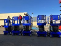 Plateforme élévatrice à ciseaux mobile autopropulsée, élévateur à ciseaux hydraulique, table élévatrice à ciseaux pour travaux en hauteur dans la construction