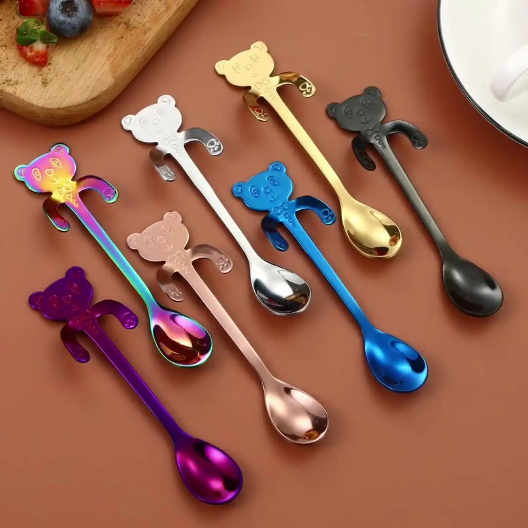 Wholesale Coffee Spoon Teaspoons Hot Selling Mini Dessert Spoon Mixing Stirring Spoon