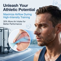 Bandes nasales anti-ronflement pour une meilleure respiration, prix d'usine OEM ODM, bandes nasales respirantes personnalisées pour la respiration