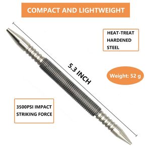 Dual Head Combo Nail Setter, <strong>3</strong>/32 &amp; 1/8 Inch Spring Nail Set,3500 <strong>PSI</strong> Striking Force Hammerless Nail Set Punch Nail Pullers - Product Image 3