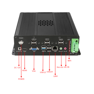 Fanless Industrial Mini PC Intel Celeron J1900 Quad Core 6 COM 8 USB 2 LAN VGA HDMI for <strong>Automation</strong> Control <strong>System</strong> - Product Image 3