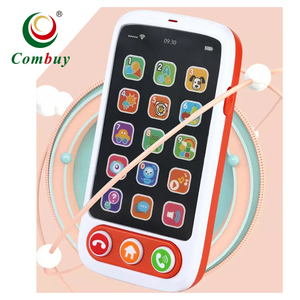 Jouet avec écran tactile pour enfants, jeu éducatif de bébé, musique, nouveau-né, téléphone portable - Product Image 1