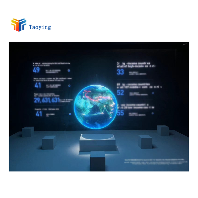 Visual Globe Visualization of Technological Data Projection Exhibition Hall Projection Digital Exhibition Hall