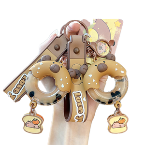 Creative Oil Kapi Bala Donut Mousqueton Porte-clés Mignon En Plastique Écologique Petit Cadeau En Gros - Product Image 1