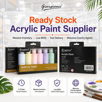 Giorgione – Lot de 6 tubes de peinture acrylique Macaron 60 ml pour toile et verre – Direct Usine – En Stock – Vente en Gros – Fournitures d'Art