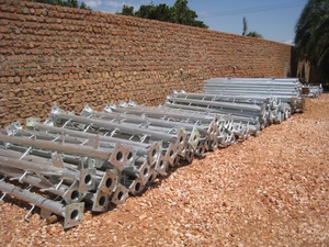 Monopole Self Supporting <strong>Tower</strong> Telecommunication/telecom/GSM <strong>Antenna</strong> Tubular <strong>Pole</strong> Steel <strong>Tower</strong> - Product Image 3