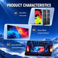 Écran LED de location pour scène de concert P4.81 extérieur 500*1000mm, assemblage sans joint, ultra-mince, mur vidéo LED HD pour scène