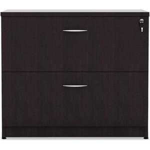 Archivador Lateral Alera Serie Valencia con 2 Cajones para Documentos Tamaño Legal/Carta, Color Espresso, 34 x 22.75 x 29.5 Pulgadas, para Oficina o Taller, Panel de Madera - Product Image 4