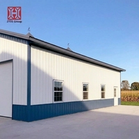 Bâtiment préfabriqué en acier léger à faible coût personnalisé ZTSS pour atelier agricole, entrepôt